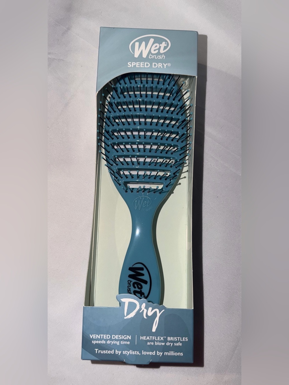 Wet Brush Speed Dry Vent Detangling Hair Brush - Teal Blue
